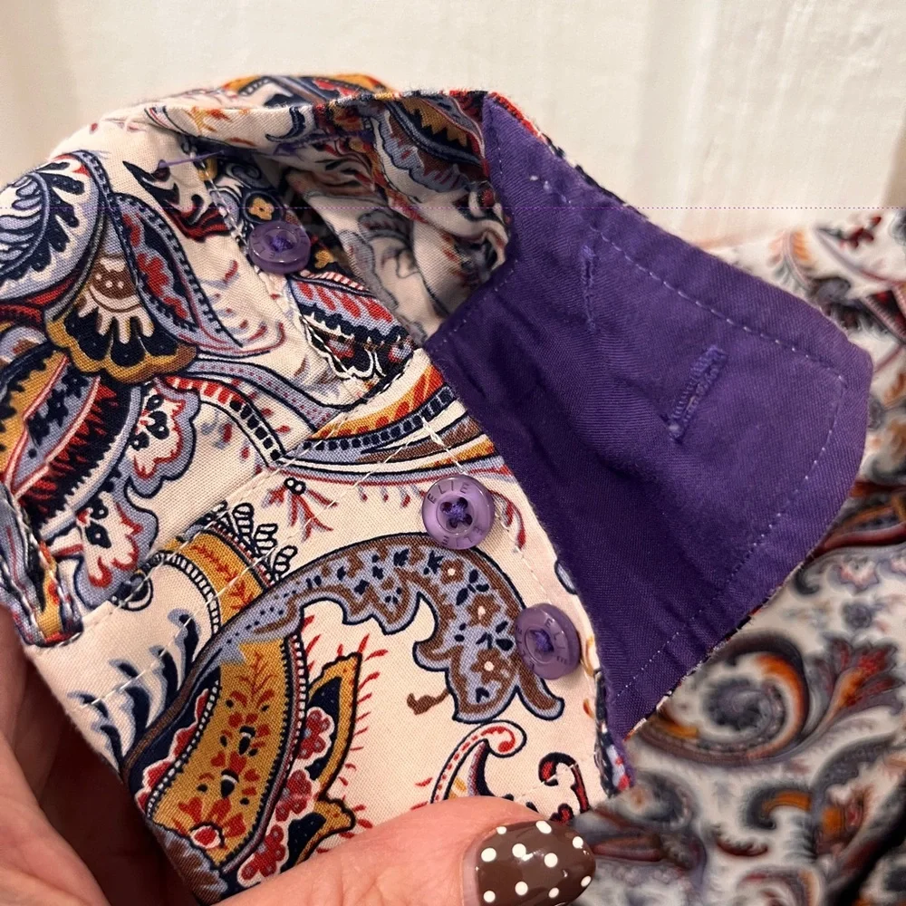 Elie Kids Paisley Dance Costume - Purple and Red - Picture 5 of 7